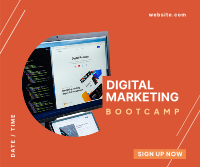 Digital Marketing Bootcamp Facebook post BrandCrowd Facebook post Maker