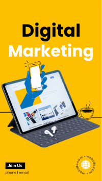 Over Marketing Instagram story BrandCrowd Instagram story Maker