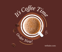 It's Coffee Time Facebook post BrandCrowd Facebook post Maker