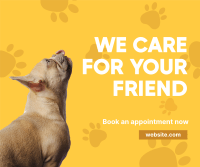 We Care Veterinary Facebook post BrandCrowd Facebook post Maker