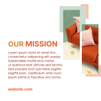 Our Mission Furniture Linkedin Post BrandCrowd Linkedin Post Maker