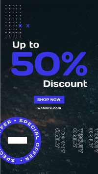 Today Discount Instagram story BrandCrowd Instagram story Maker