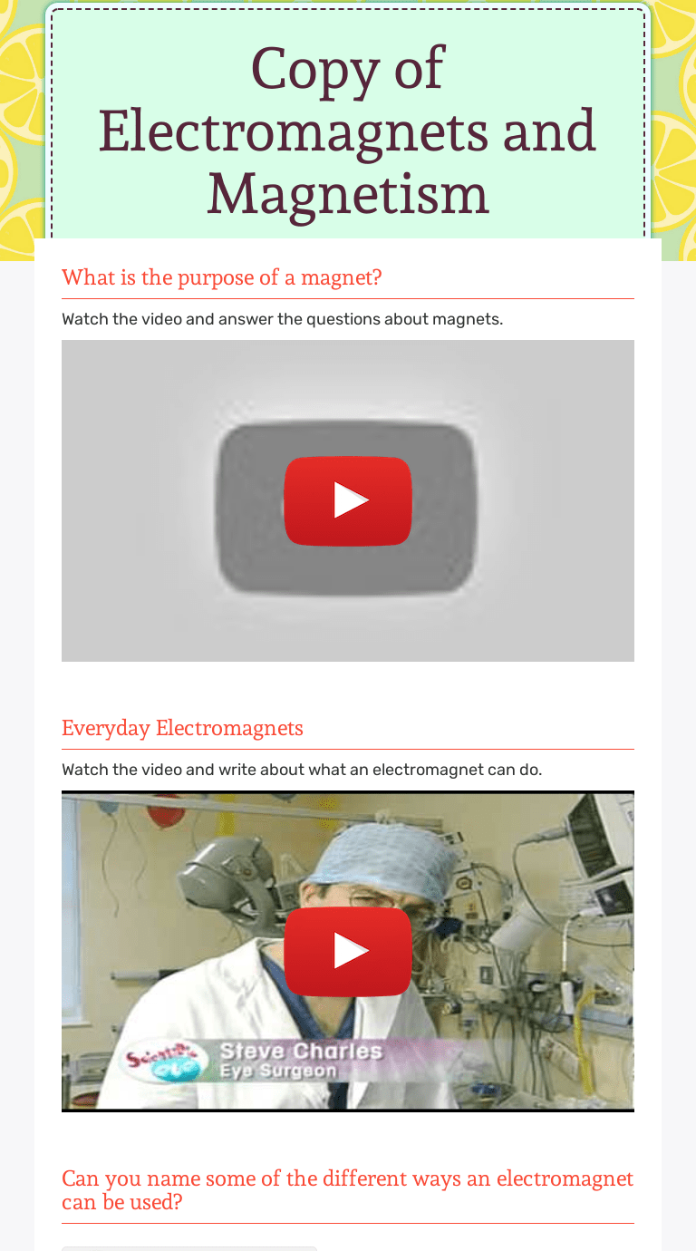 Copy of and Interactive Worksheet by