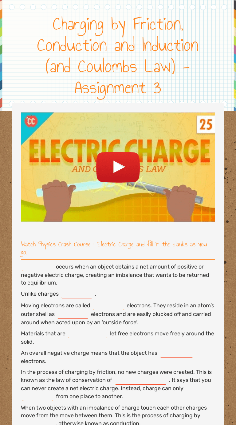 40 charging by induction worksheet answers Worksheet Master