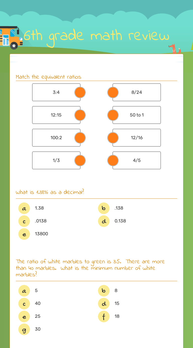 20++ 6Th Grade Math Review Worksheets – Worksheets Decoomo