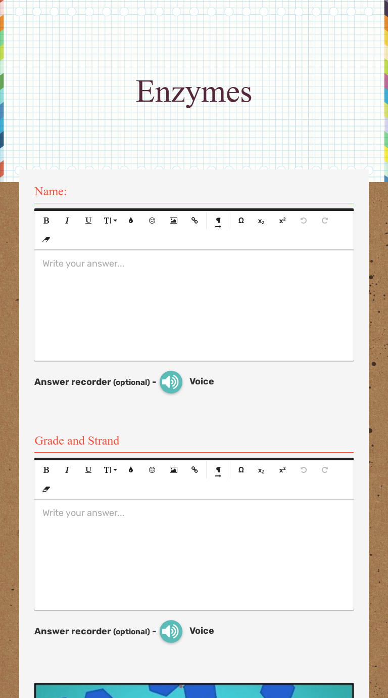 Enzymes | Interactive Worksheet by Gian Simon | Wizer.me