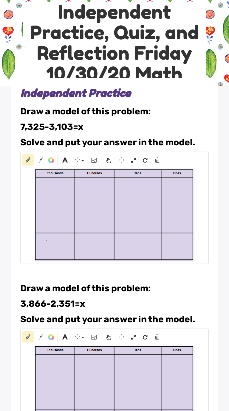 40 independent practice math worksheet answers - Worksheet For Fun