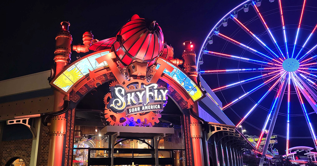 SNEAK PEEK SkyFly Soar America attraction in Pigeon now open