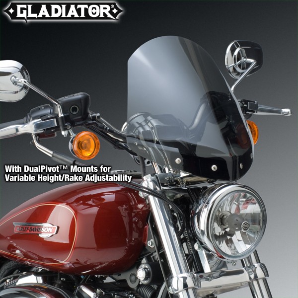 Gladiator Windshield 19962010 Harley Davidson XL1200C / XL883C Sportster Custom