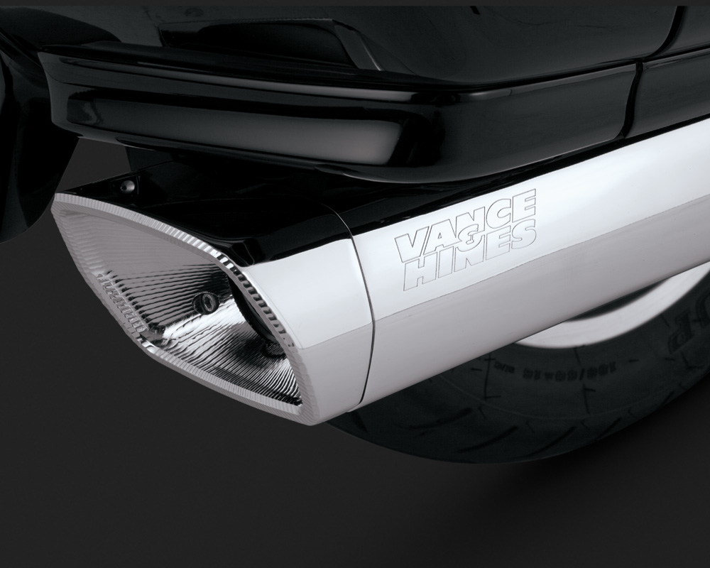 Vance & Hines GL Monster SlipOns Exhaust Chrome Honda GL1800 Gold Wing