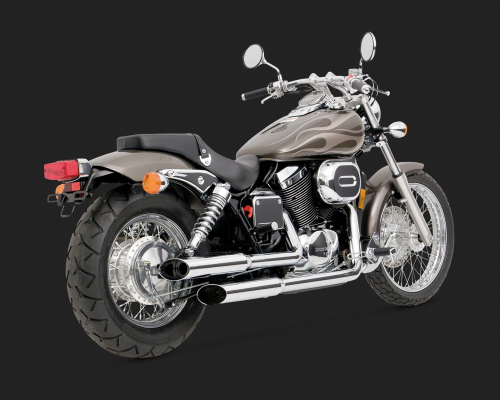 Vance & Hines Cruzers Exhaust Chrome Honda Shadow Spirit 750 31463