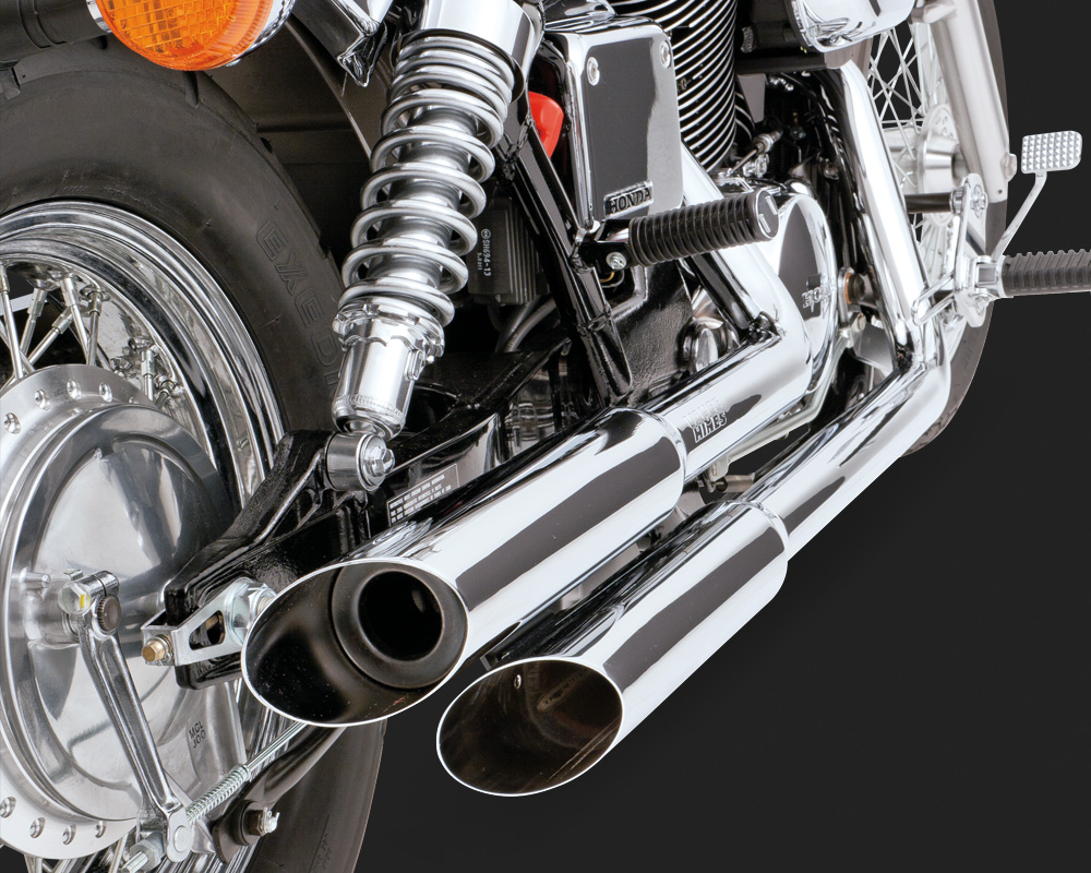 Vance & Hines Cruzers Exhaust Chrome Honda Shadow Spirit 750 31463