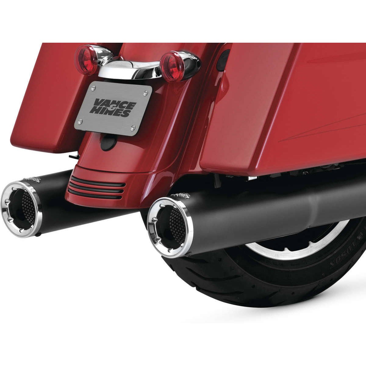 Vance & Hines HiOutput SlipOns Exhaust Black Harley Davidson Touring