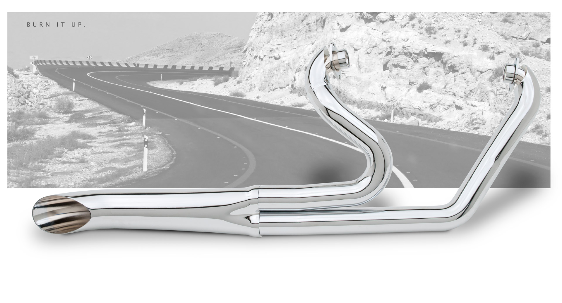 Hard Krome 2 1 SideBurner Exhaust Chrome 20052009 Suzuki C90 Canada