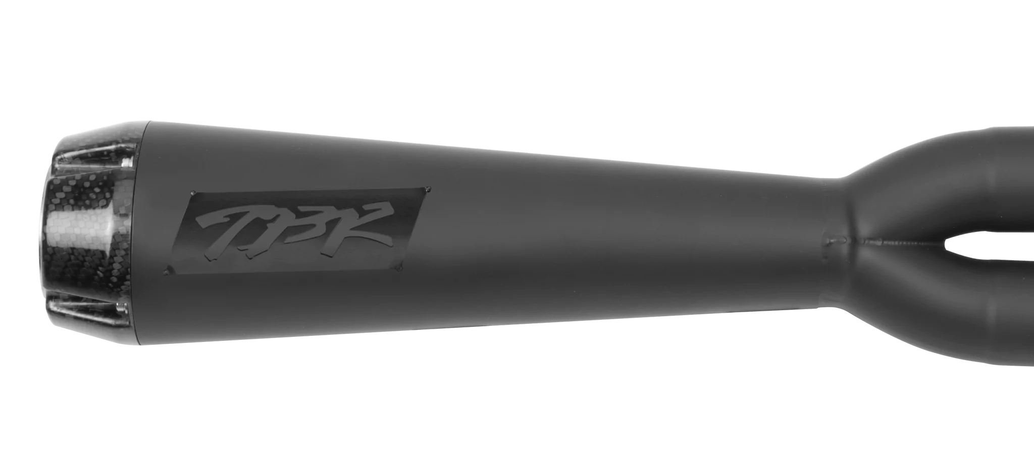 Two Brothers Exhaust CompS 2 Into 1 Black W/ Carbon End Cap Harley