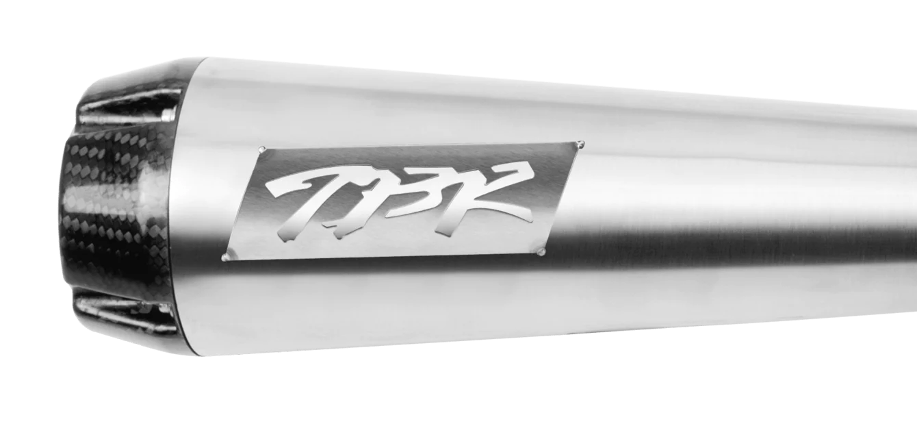 Two Brothers Exhaust CompS 2 Into 1 Brushed W/ CF End Cap Harley