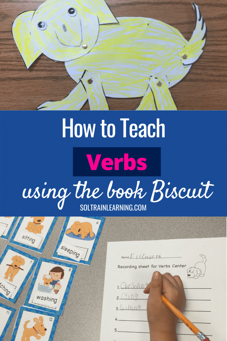 How to use the Book Biscuit to Teach Verbs Dynamic Learning