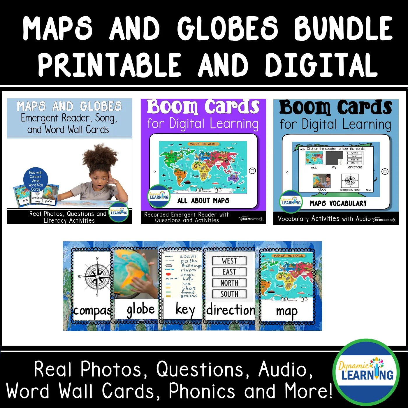 Maps Reading Comprehension and Vocabulary Bundle Dynamic Learning