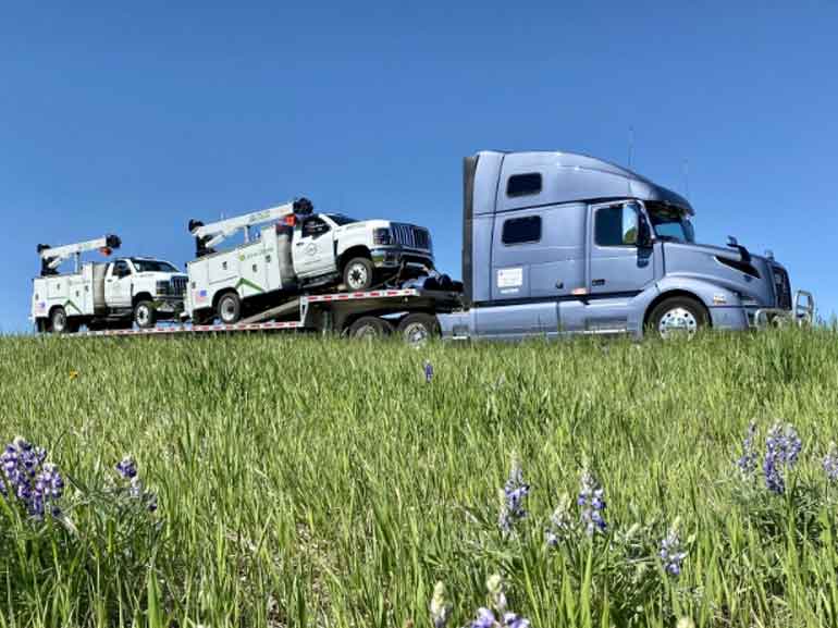 Heavy Haul Trucking Companies Flatbed Step Deck Dynamic MD