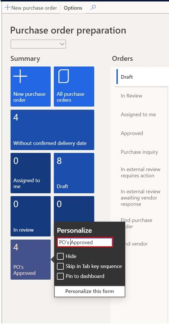Workspaces D365 Finance and Operations Dynamics Tips