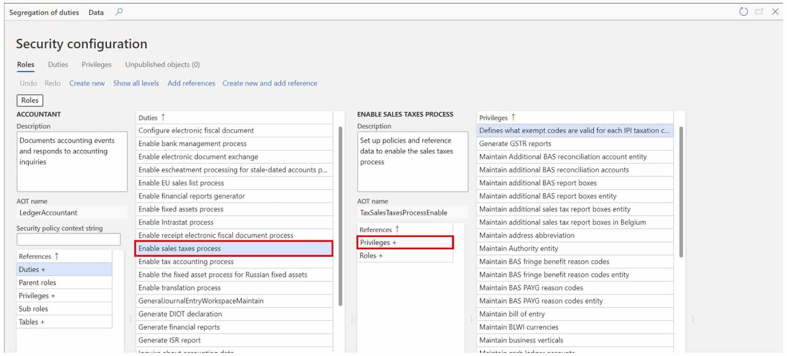 D365 Finance and Operations Security Roles List Dynamics