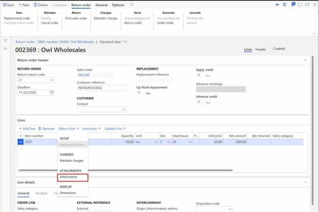 Process a Return Order D365 Finance and Operations Dynamics Tips