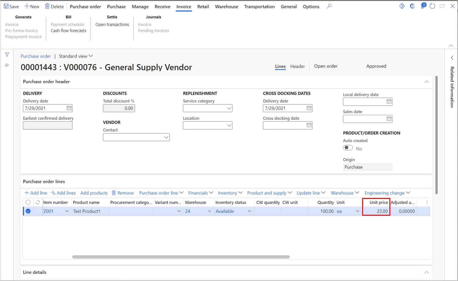 Purchase Agreements Explained Dynamics 365 Finance and Operations