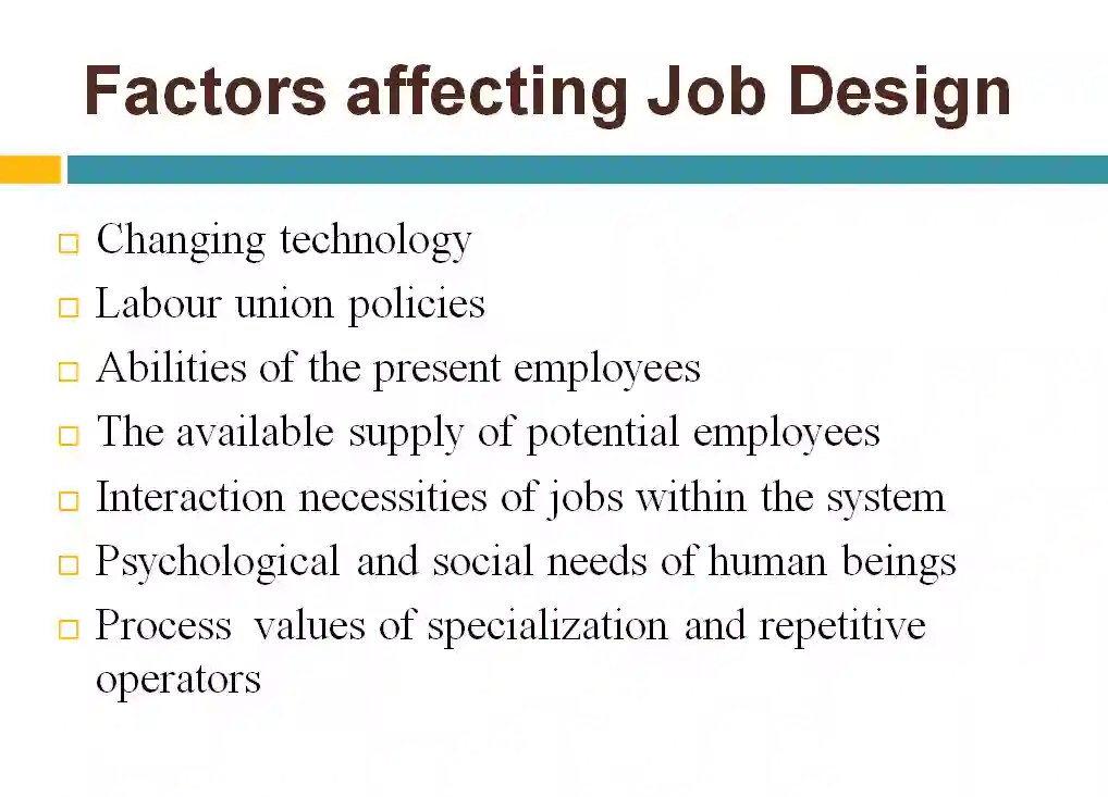 Job Design Importance, Approaches, Steps, Factors