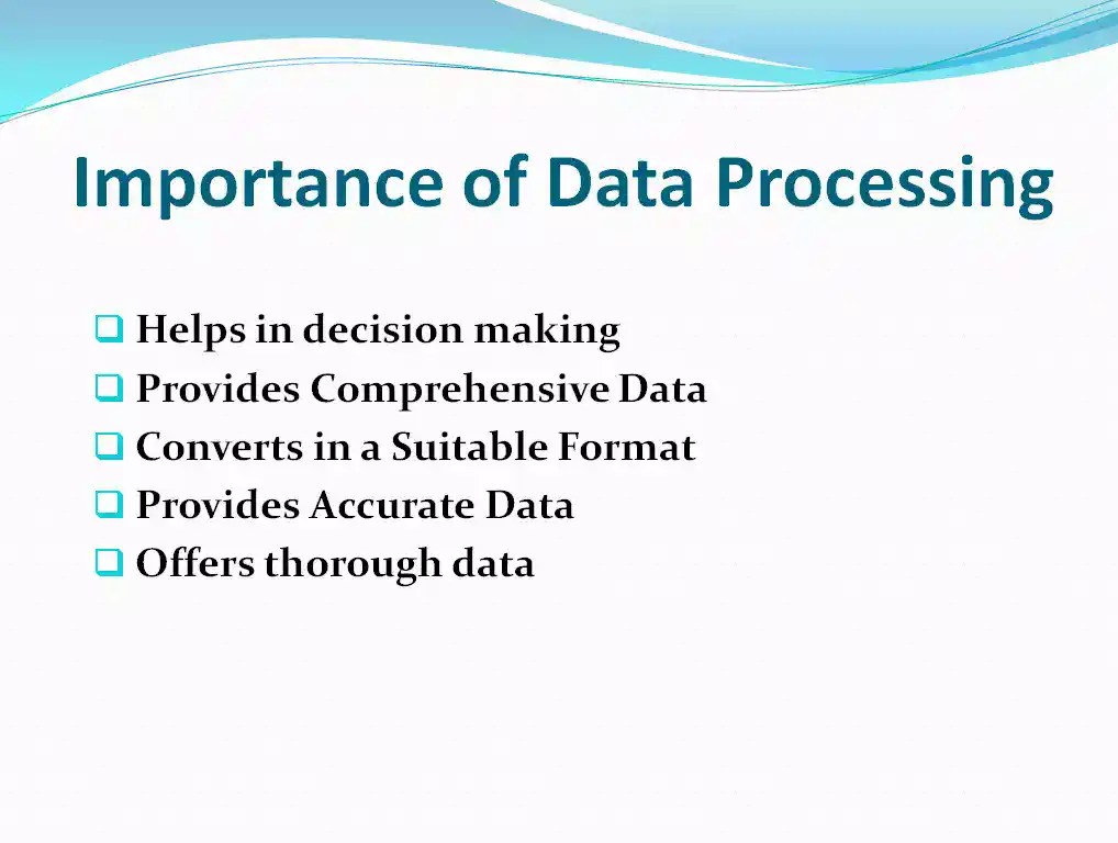 Data Processing and Analysis