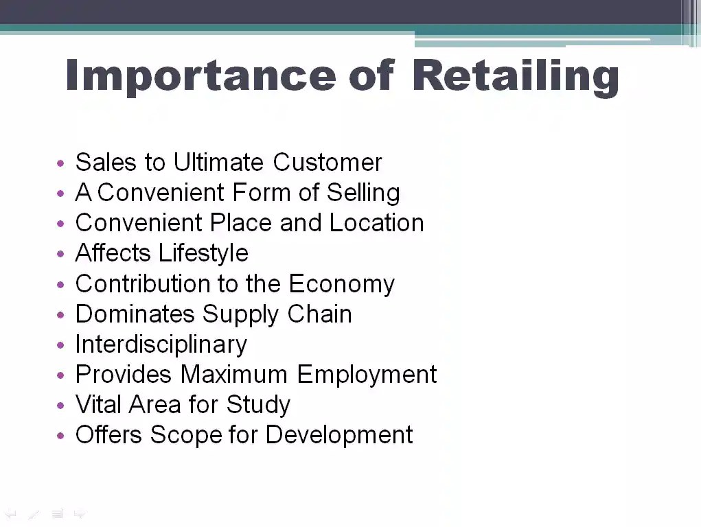 Retailing Meaning, Functions and Importance