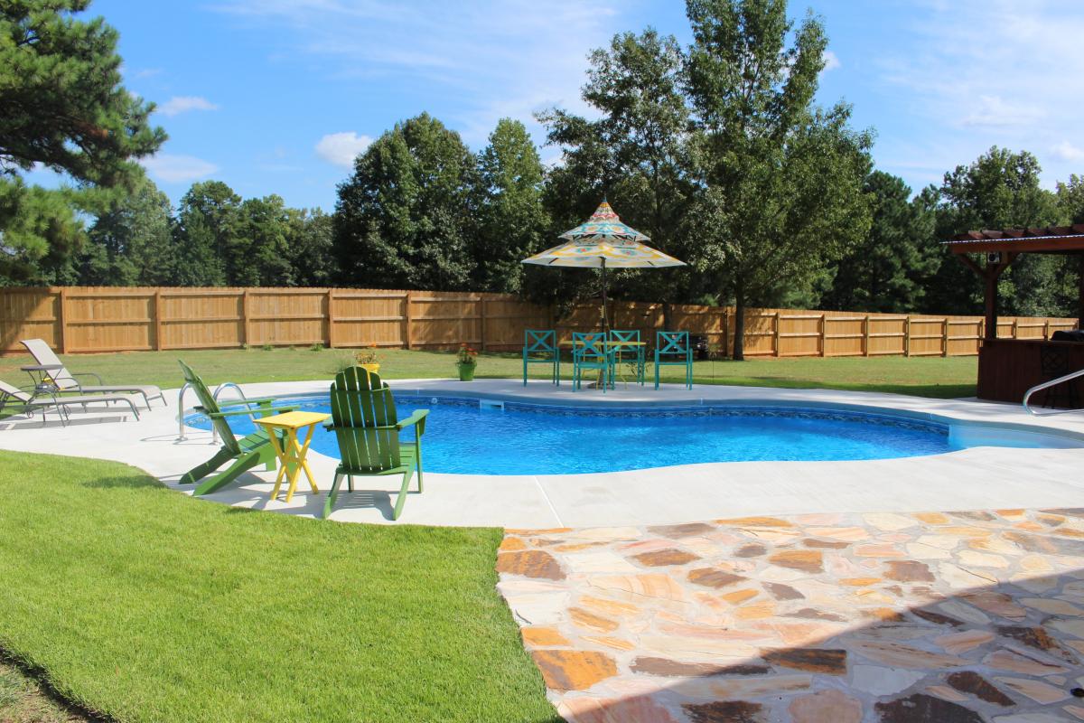 Freeform Pool Gallery Brown's Pools & Spas Inc. Atlanta, Marietta