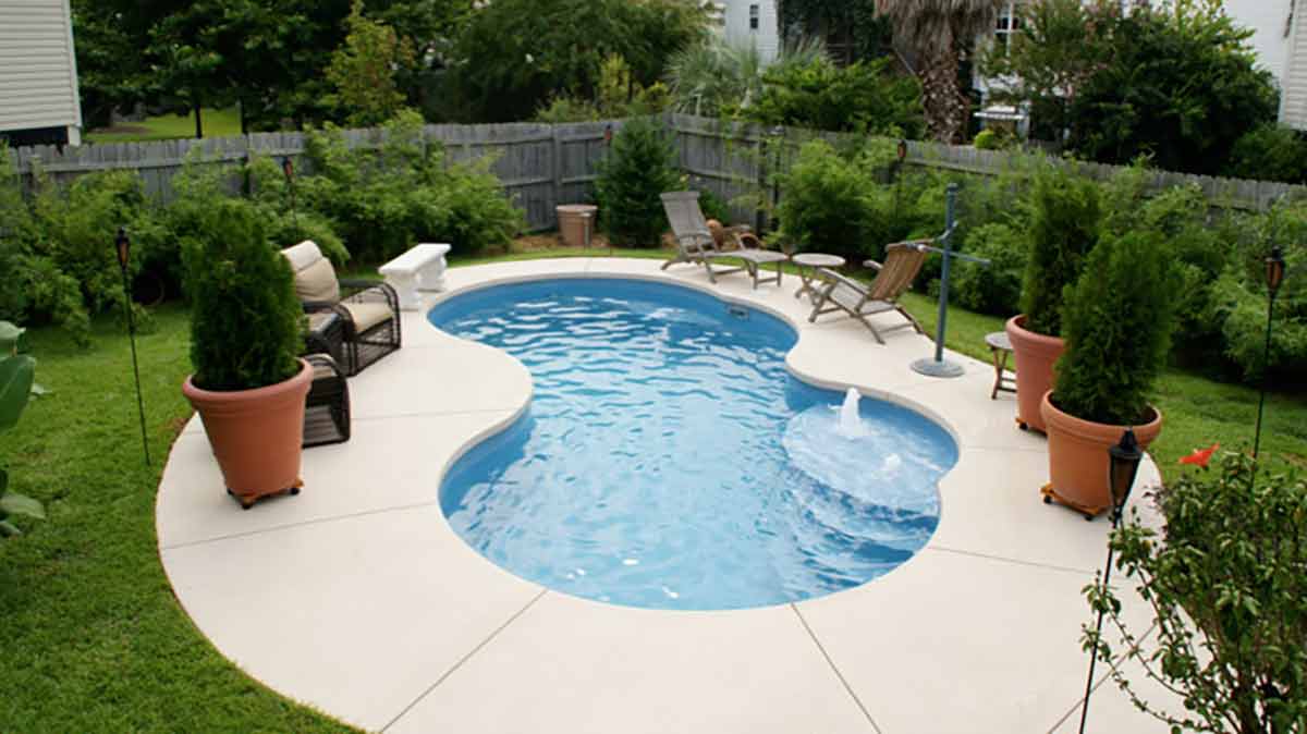 Fiberglass Pool Option Fiberglass Pool Tanning Ledges Brown's Pools