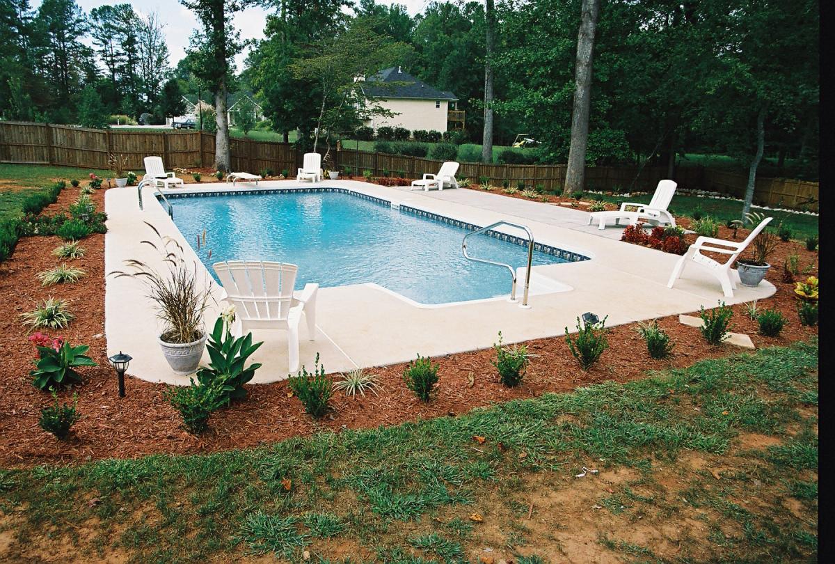 Rectangle Pool Gallery Brown's Pools & Spas Inc. Atlanta, Marietta