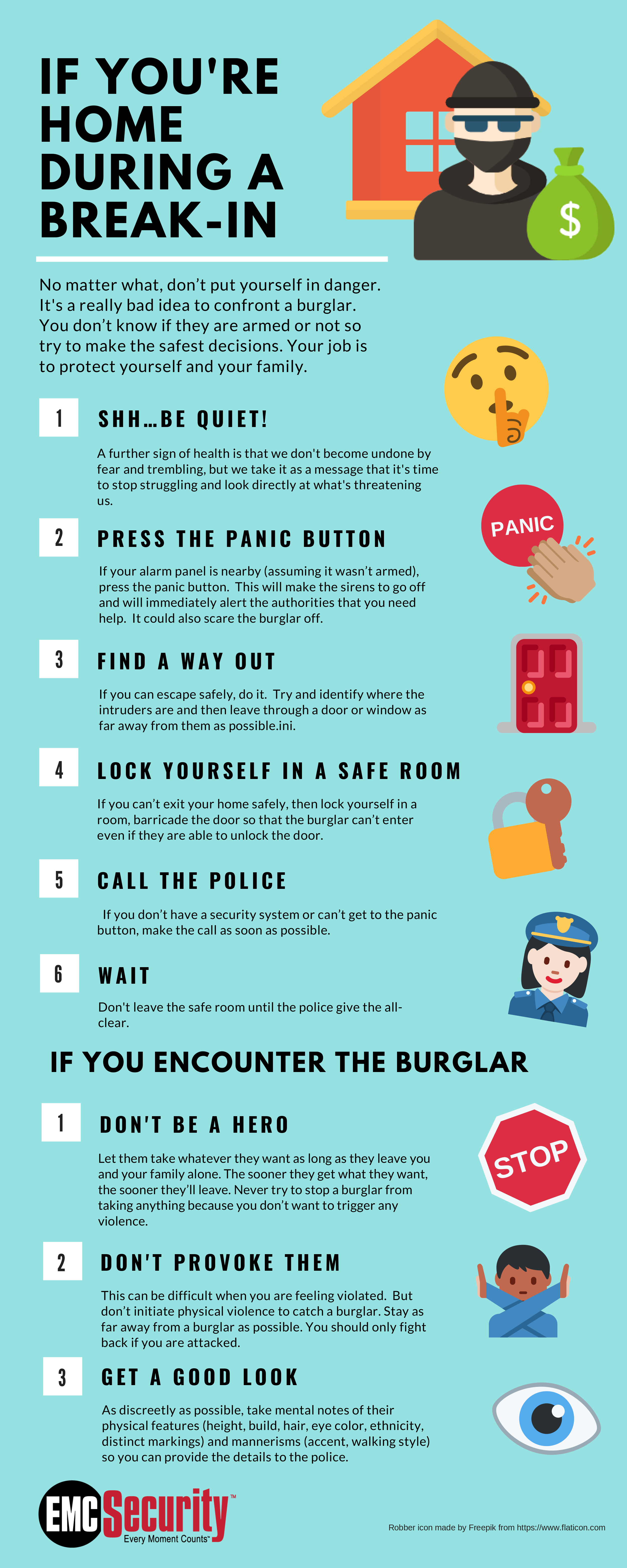 9 Things to Do if You’re Home During a Burglary