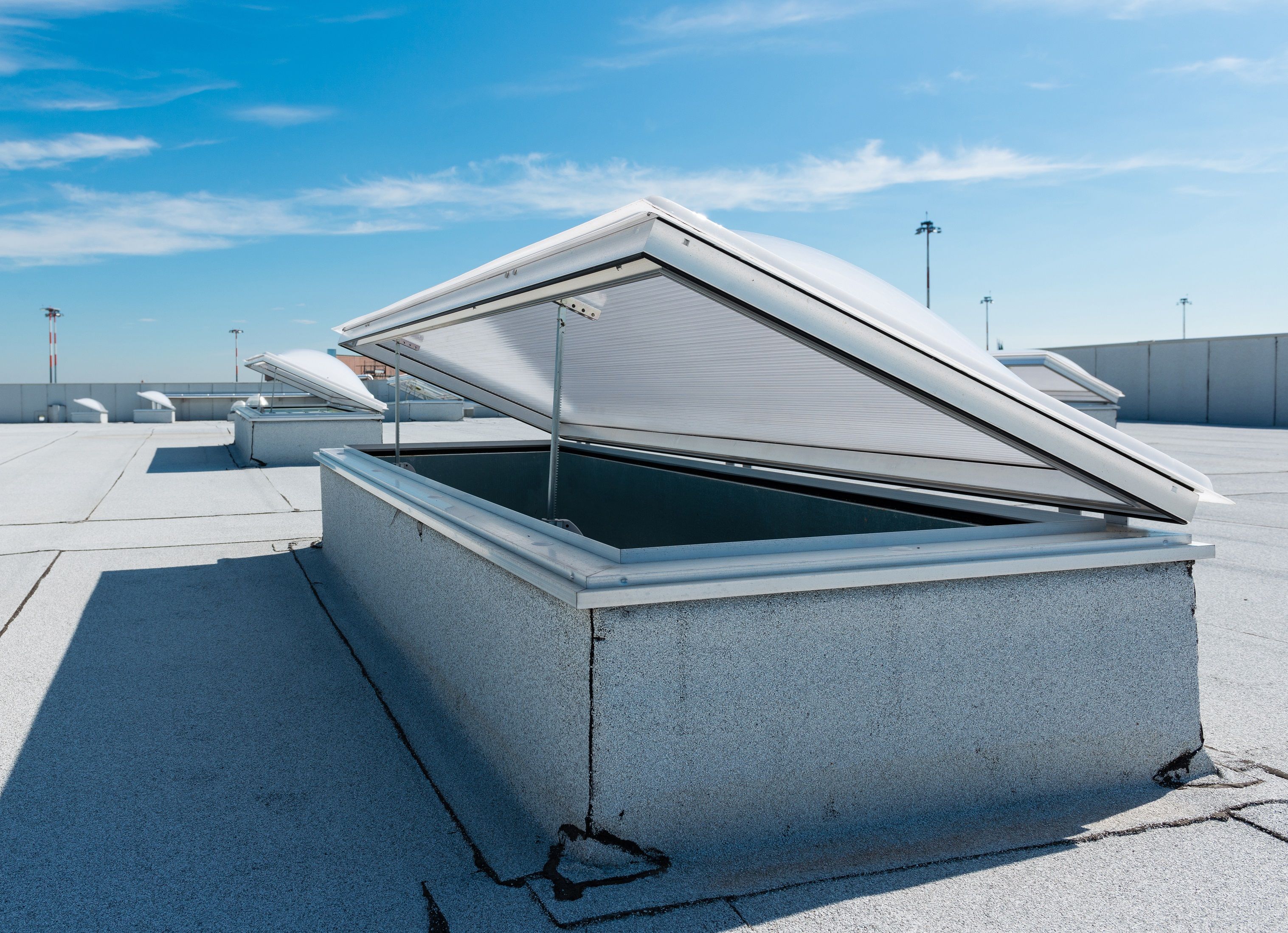 How Skylights Work for Commercial Building Findlay Roofing