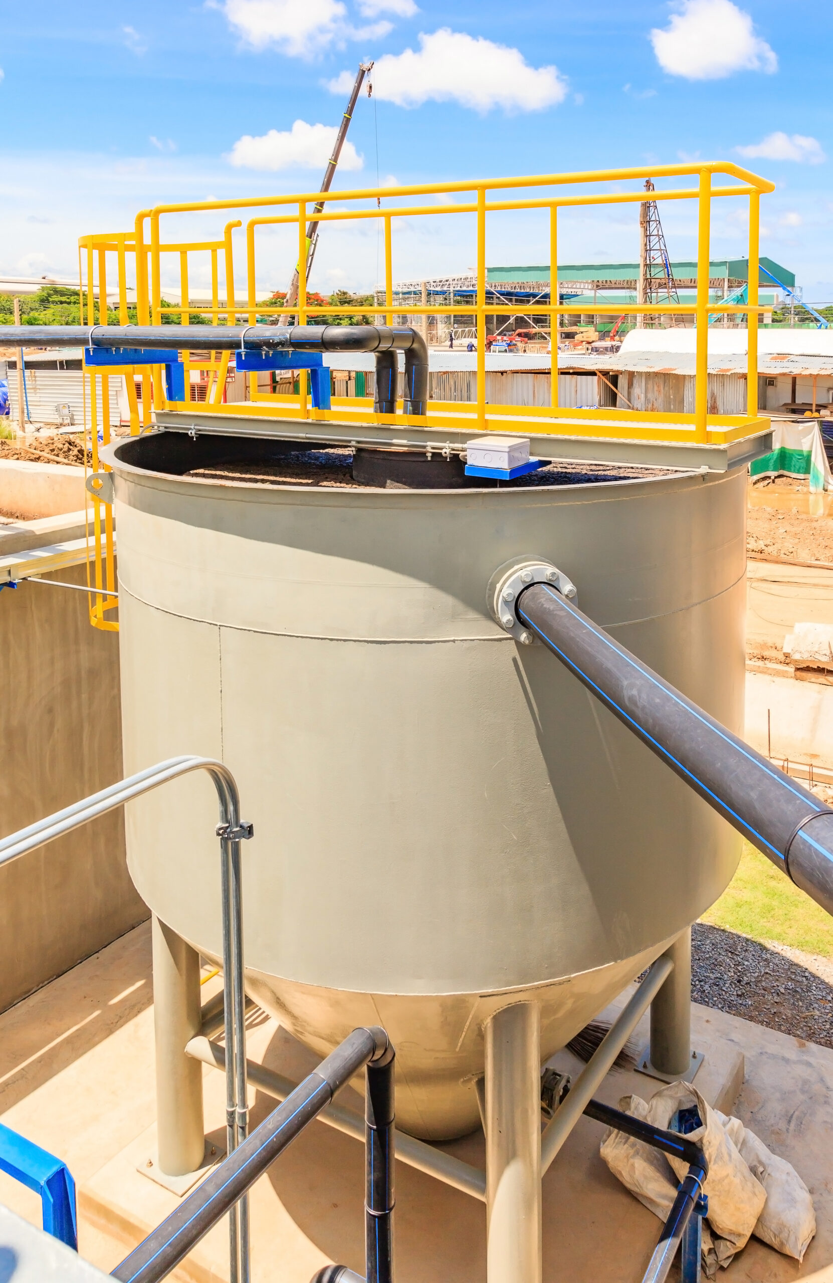 Sludge thickener tank in Water Treatment plant Dynamix Agitators