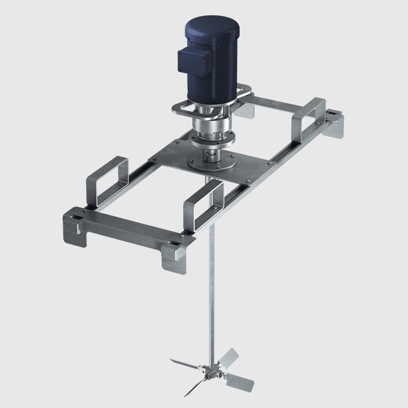 Tote Mixer Electric Motor, Gear Drive 0.5 HP ITM 7505 Bridge