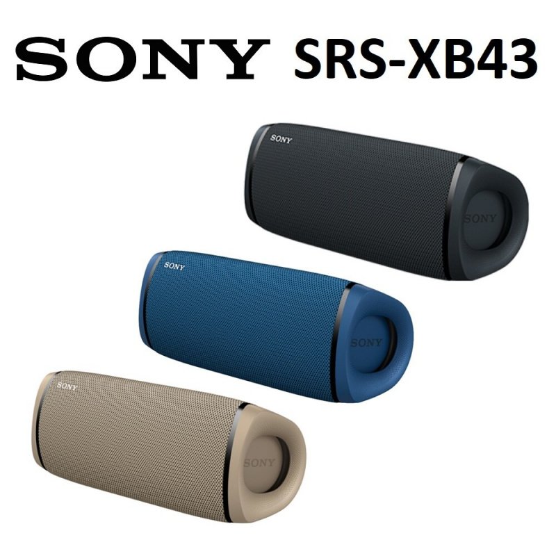 Sony SRSXB43 EXTRA BASS Wireless Portable Speaker DYNAPOPULAR (M