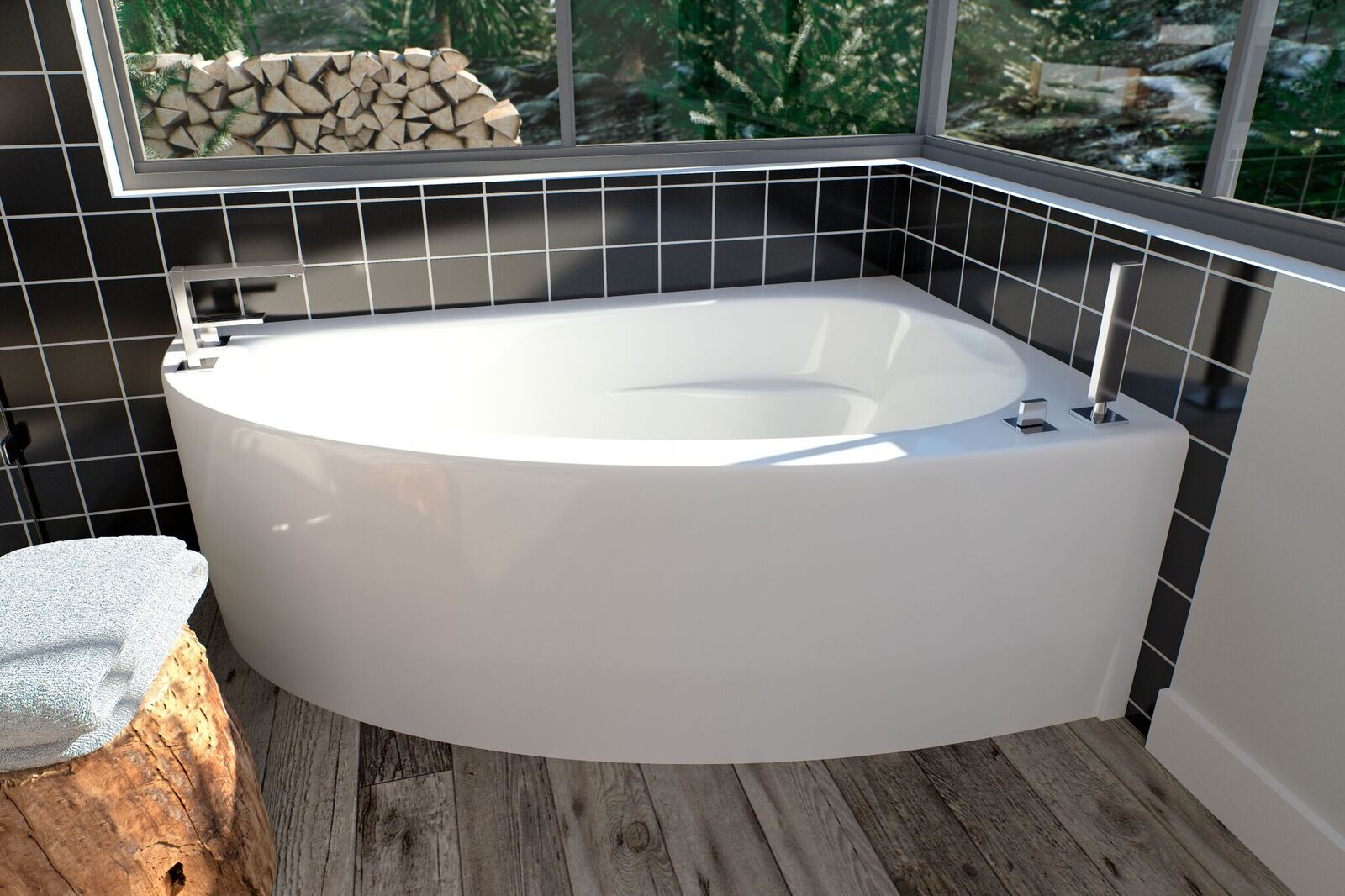 NEPTUNE WIND CORNER BATHTUB Dynasty Bathrooms