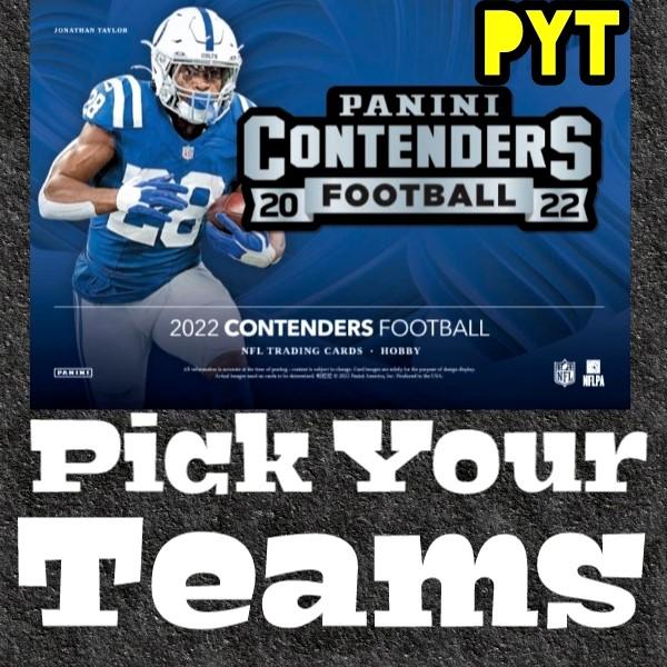 2022 PANINI CONTENDERS FOOTBALL HOBBY 6 BOX HALF CASE BREAK 5 PICK