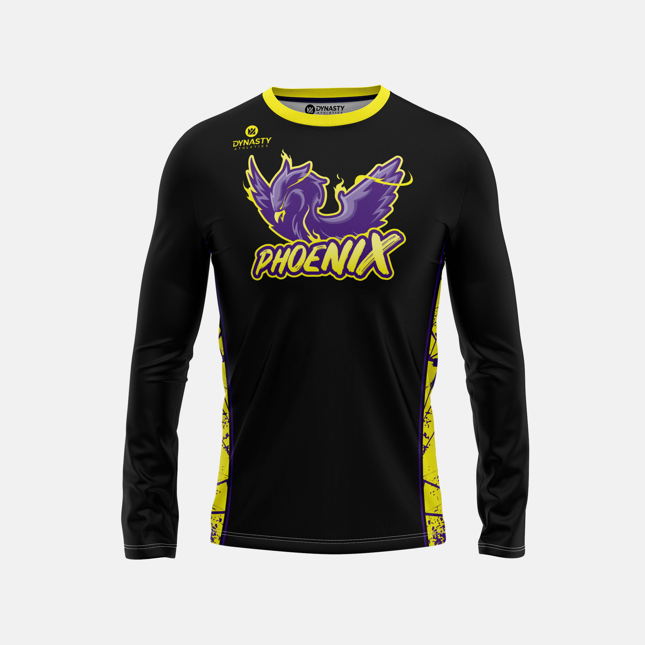 Dynasty Athletics Custom Men’s Volleyball Long Sleeve Jersey Dynasty Custom