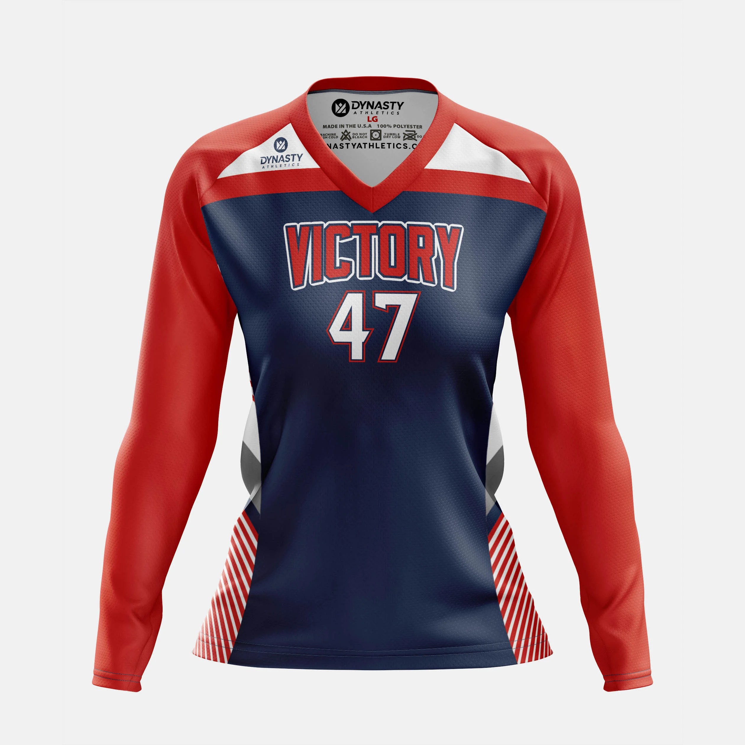 Dynasty Athletics Custom Women’s Volleyball Long Sleeve Jersey