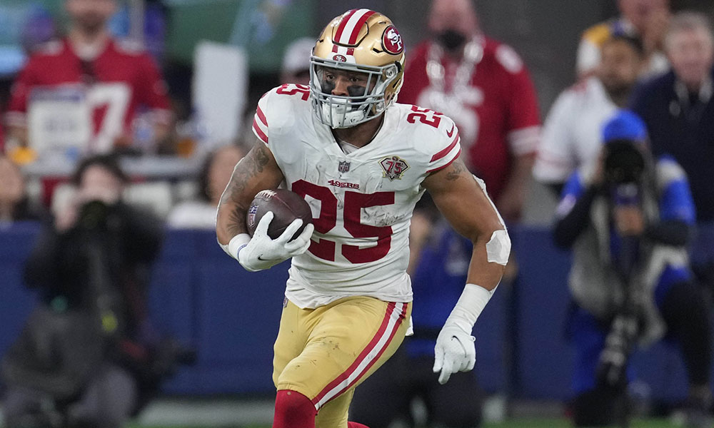 Dynasty Fantasy Football Rankings Riser Elijah Mitchell, RB SF Dynasty League Football