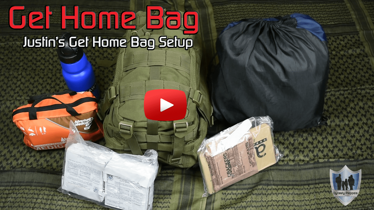 Dynasty Preppers LLC Individual Get Home Bag Setup Dynasty Preppers LLC
