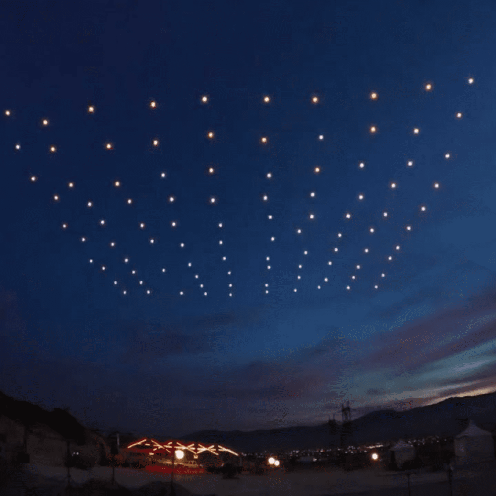 SWARM LIGHT SHOW DRONE Dynatech Innovations