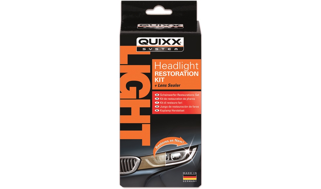 Quixx Headlight Restoration kit Karosserireparation thansen.dk