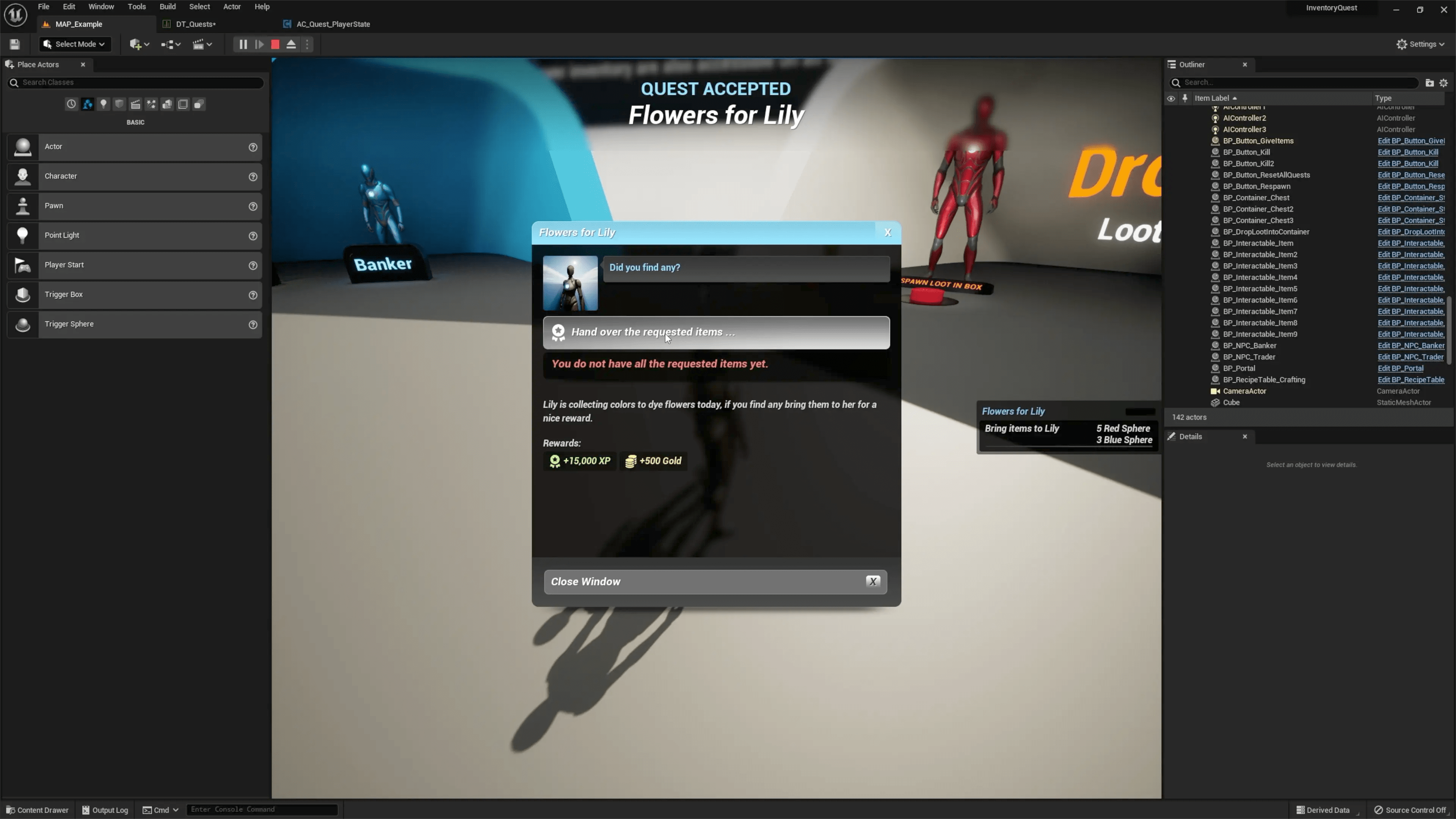 Quest Rewards (UE5 Quest System)