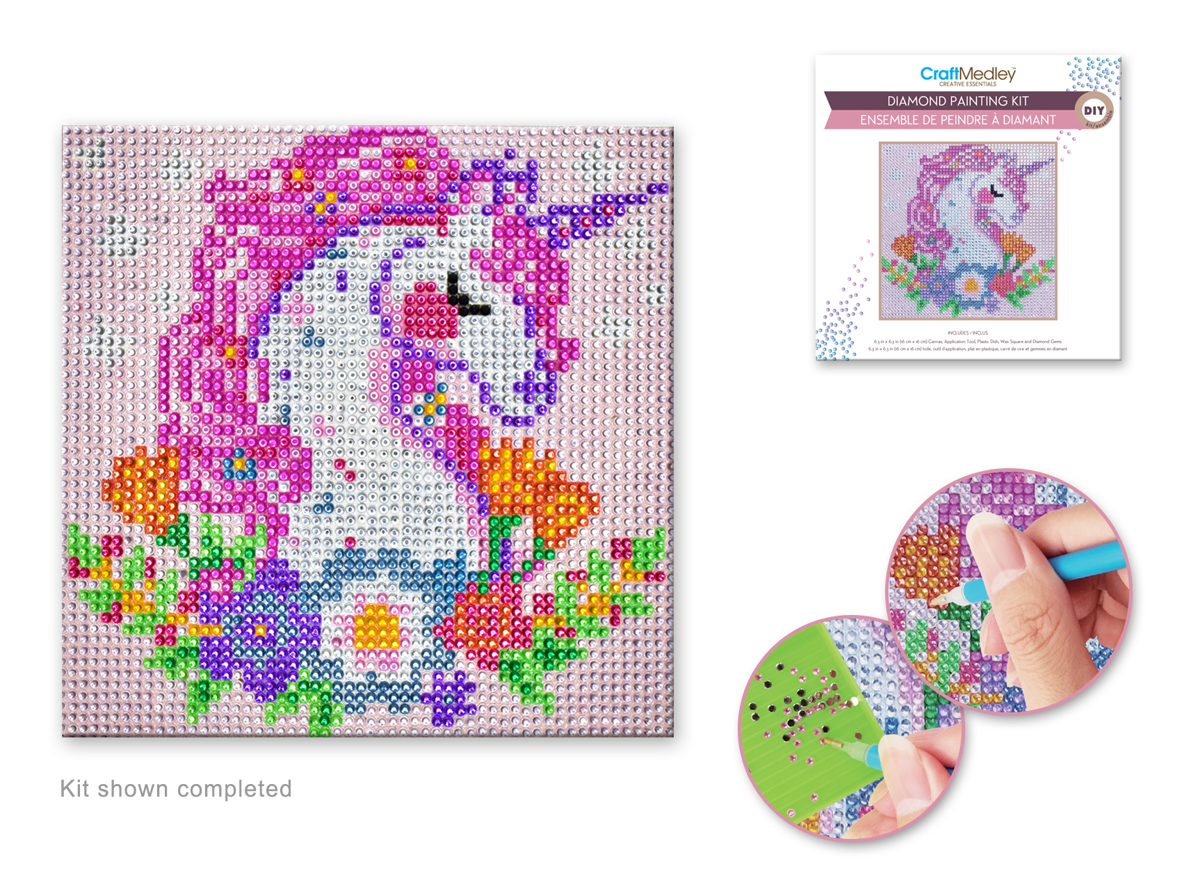 DIY Diamond Painting Kit Unicorn Dyon Center N.V.