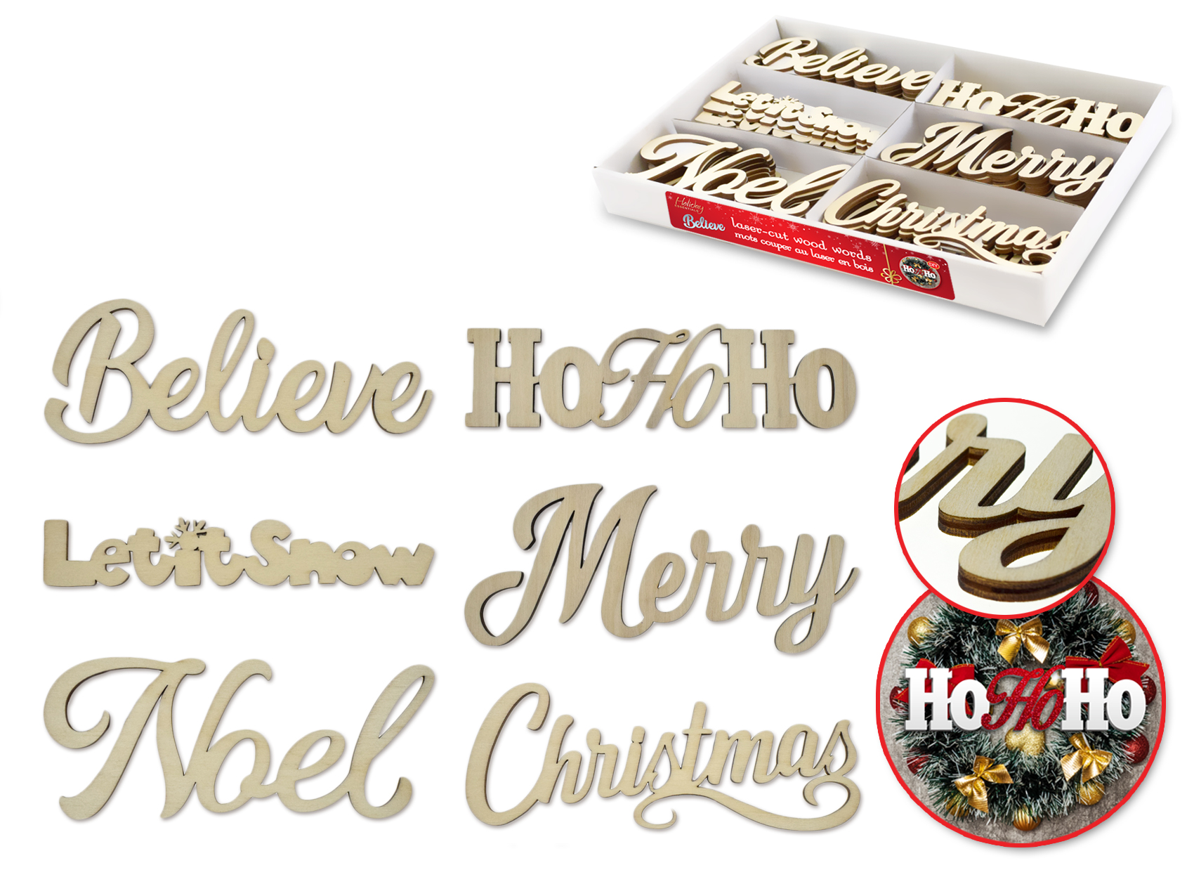 DIY LaserCut Words in PDQ (1PC) Dyon Center N.V.