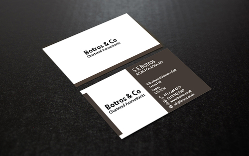 Business Cards and Stationery Project for Established Chartered Accou